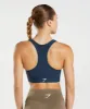 Gymshark Lightweight High Support Sports Bra - Navy sold by Gymshark