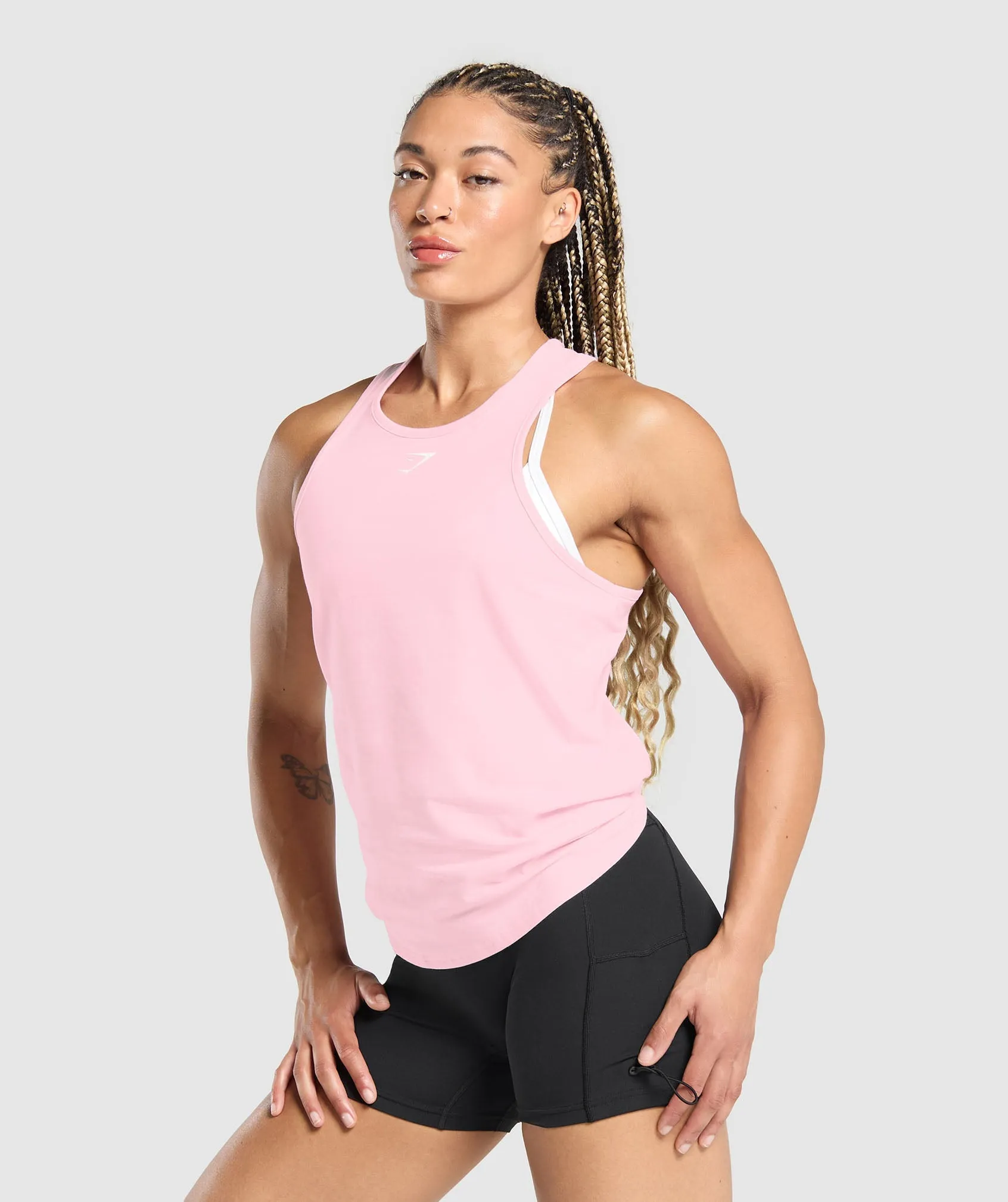 Gymshark Training Cotton Tank - Varsity Pink sold by Gymshark product image thumbnail 3