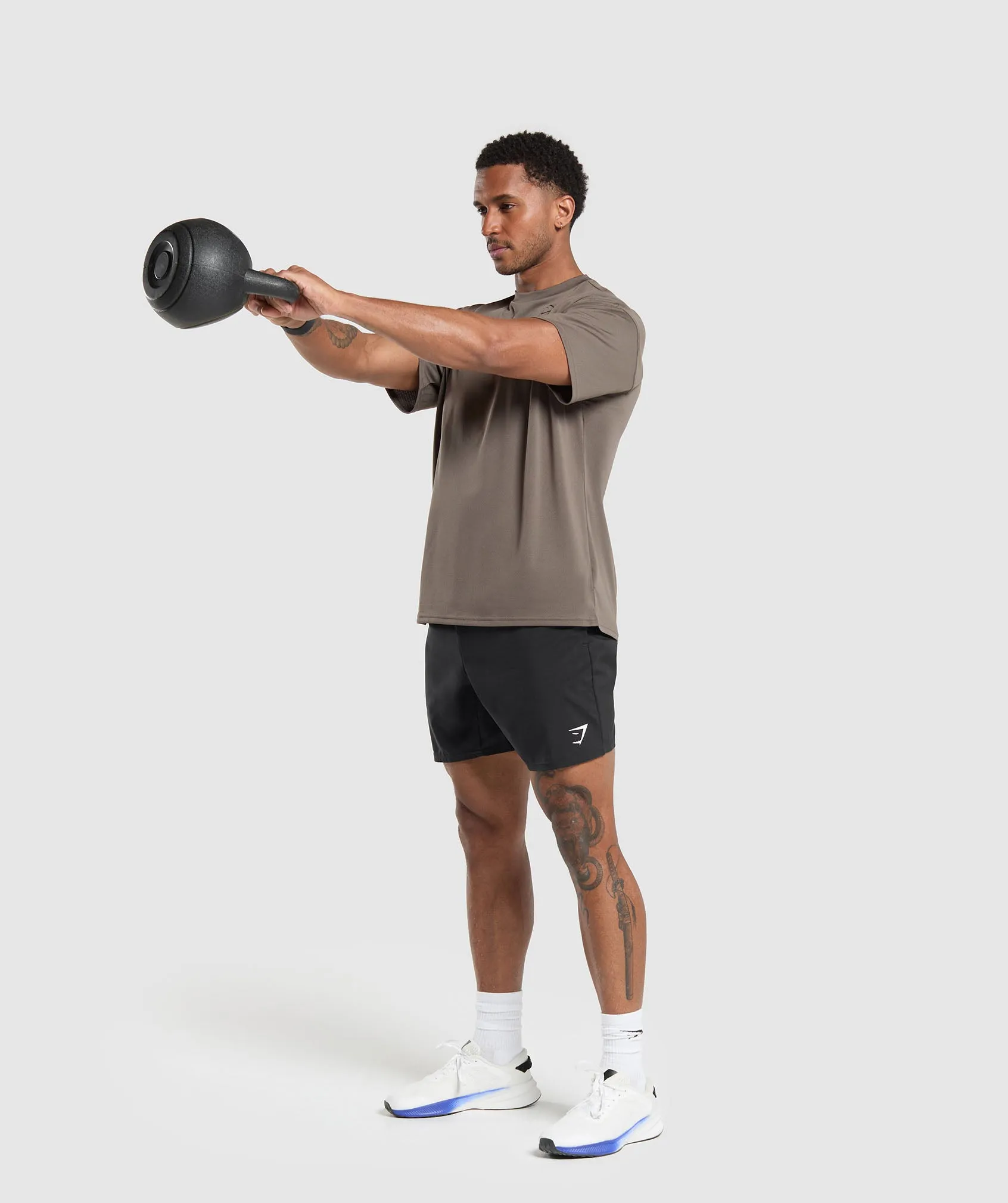 Gymshark Oversized Performance T-Shirt - Camo Brown sold by Gymshark product image thumbnail 4