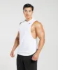 Gymshark React Drop Arm Tank - White sold by Gymshark