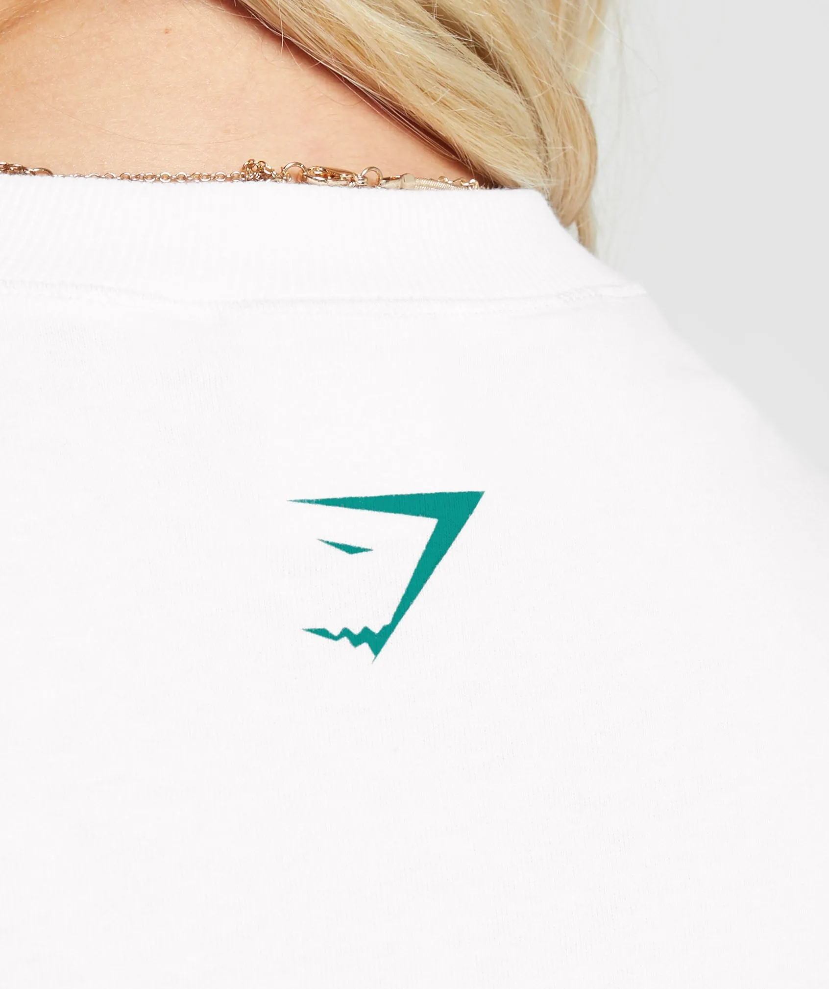 Gymshark Cherub Graphic Crop Top - White sold by Gymshark product image thumbnail 5