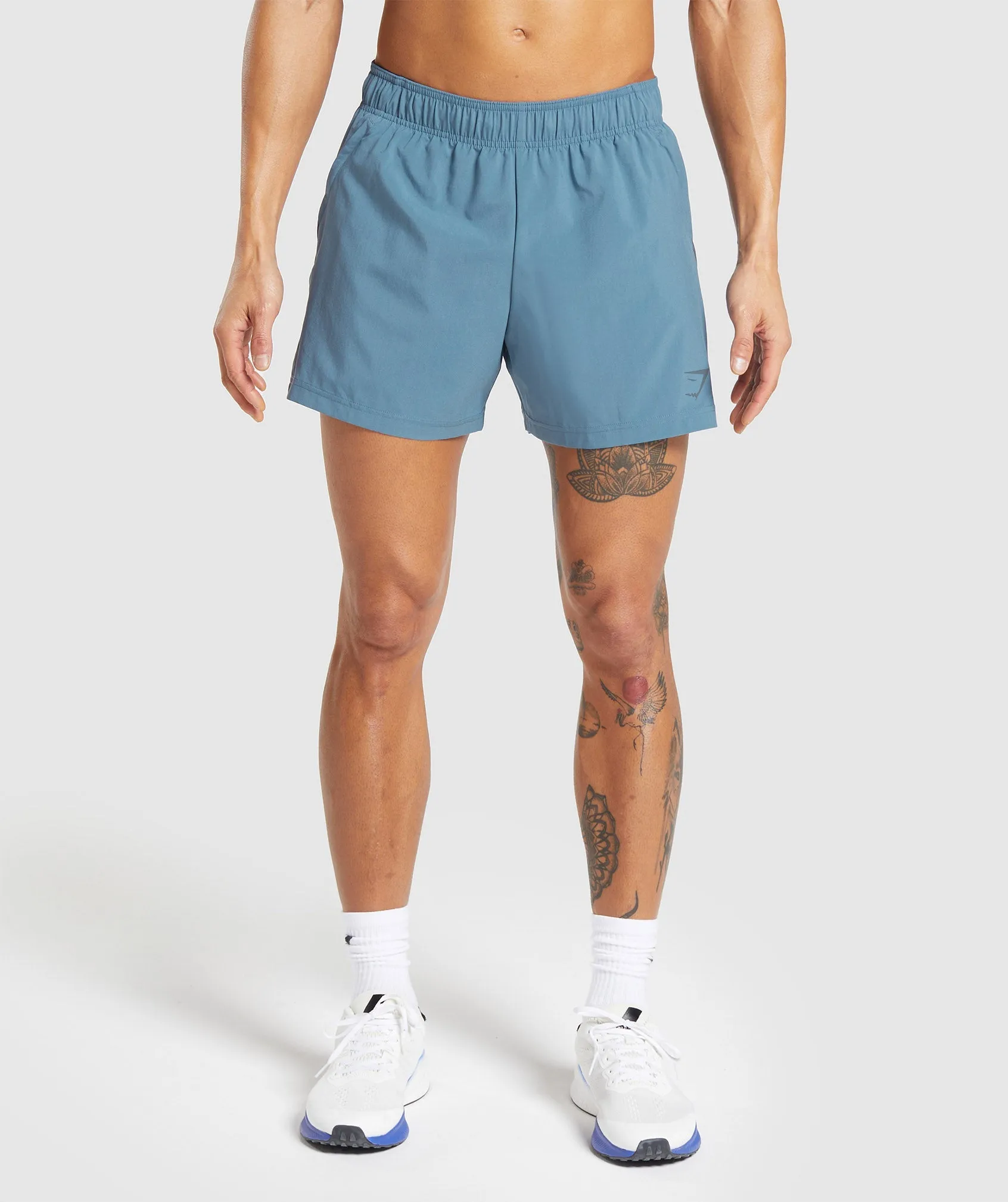 Gymshark Sport 5" Shorts - Faded Blue/Titanium Blue sold by Gymshark
