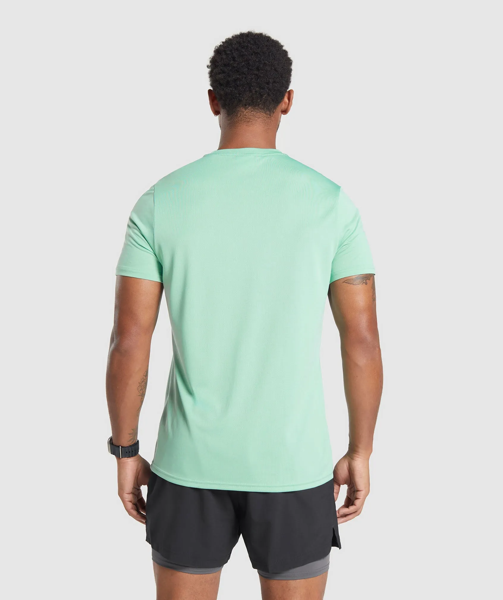 Gymshark Arrival T-Shirt - Lido Green sold by Gymshark product image thumbnail 2