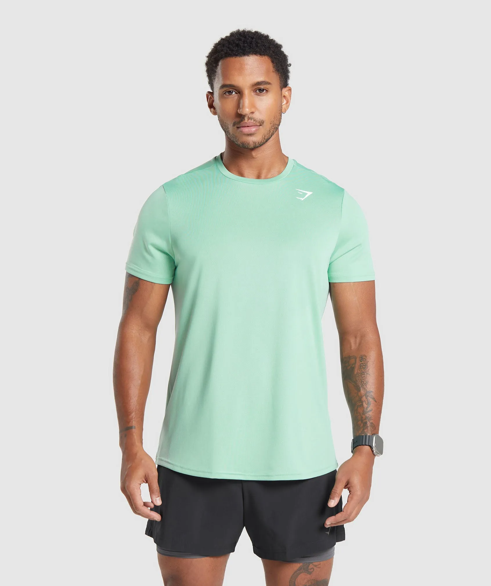 Gymshark Arrival T-Shirt - Lido Green sold by Gymshark