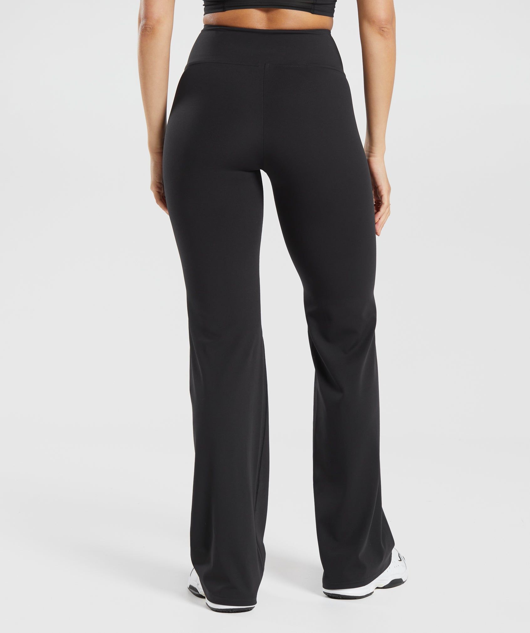 Gymshark Crossover Flared Leggings - Black sold by Gymshark product image thumbnail 2