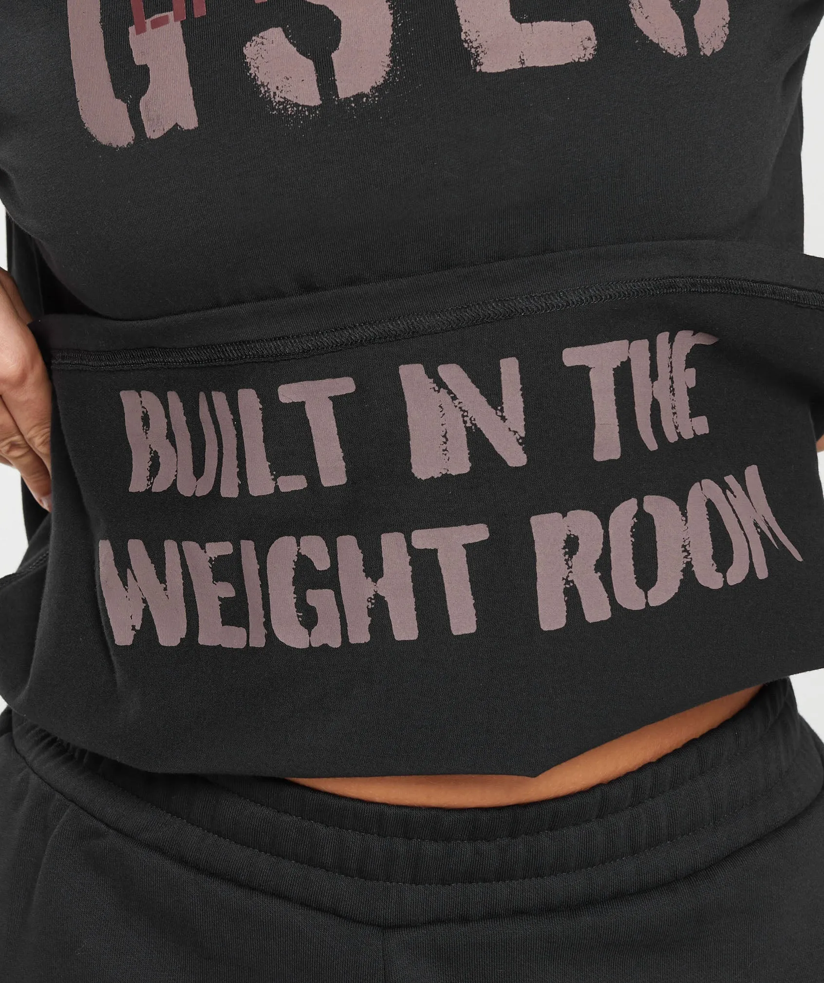 Gymshark Built Oversized T-Shirt - Black sold by Gymshark product image thumbnail 4