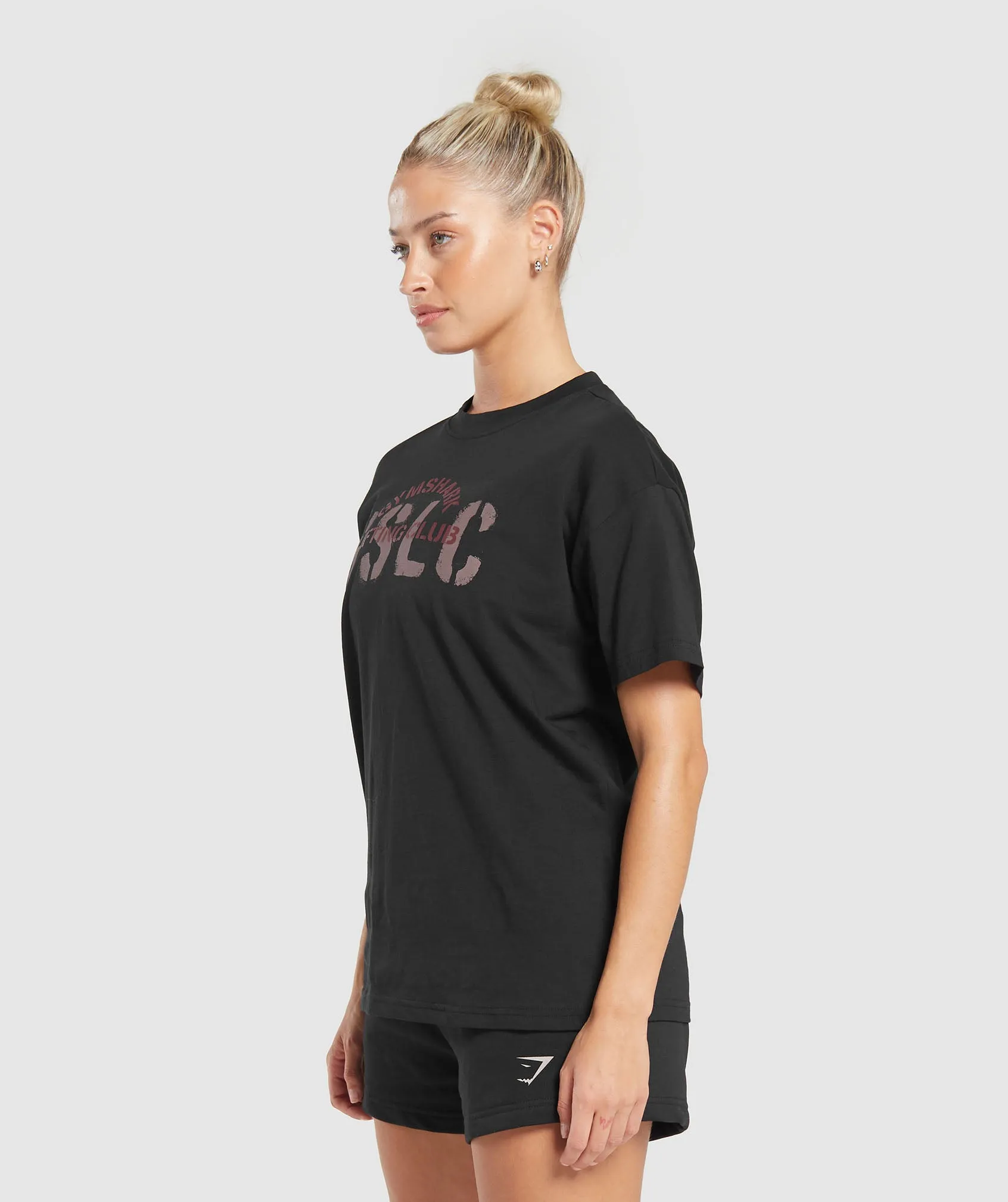 Gymshark Built Oversized T-Shirt - Black sold by Gymshark product image thumbnail 5