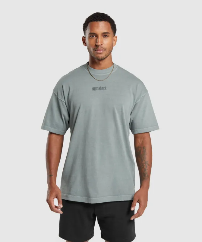 Gymshark Heavyweight T-Shirt - Smokey Grey sold by Gymshark
