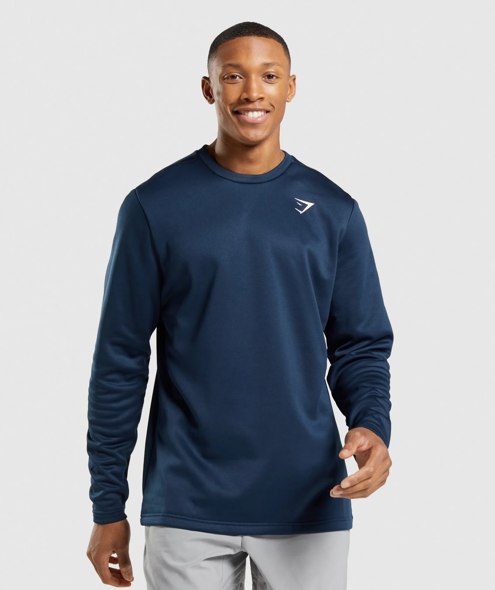 Gymshark Arrival Crew Sweatshirt - Navy sold by Gymshark
