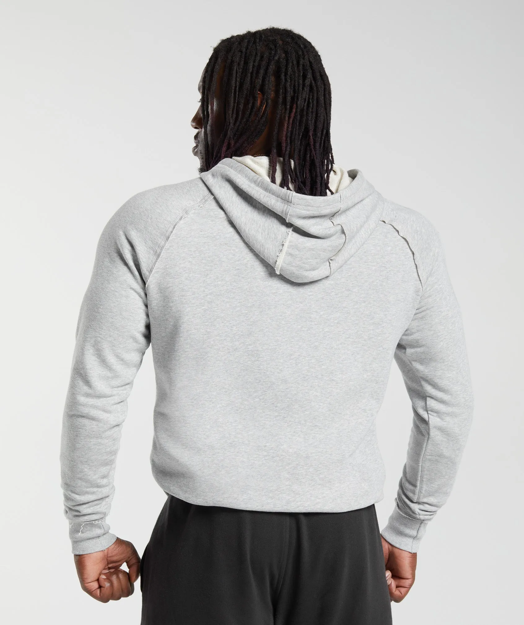 Gymshark Legacy Hoodie - Light Grey Marl sold by Gymshark product image thumbnail 2