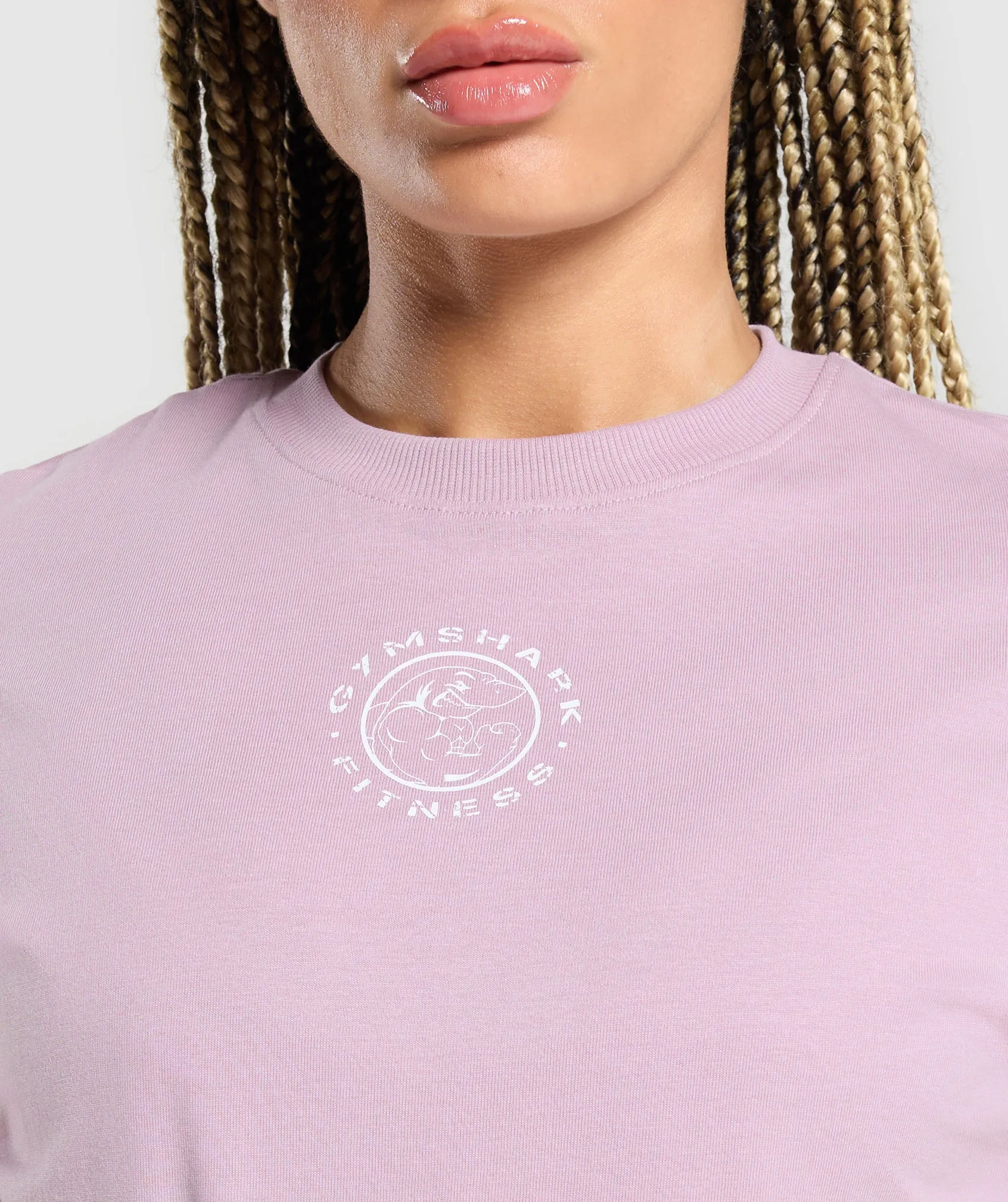 Gymshark Legacy Oversized T-Shirt - Warm Lilac sold by Gymshark product image thumbnail 5