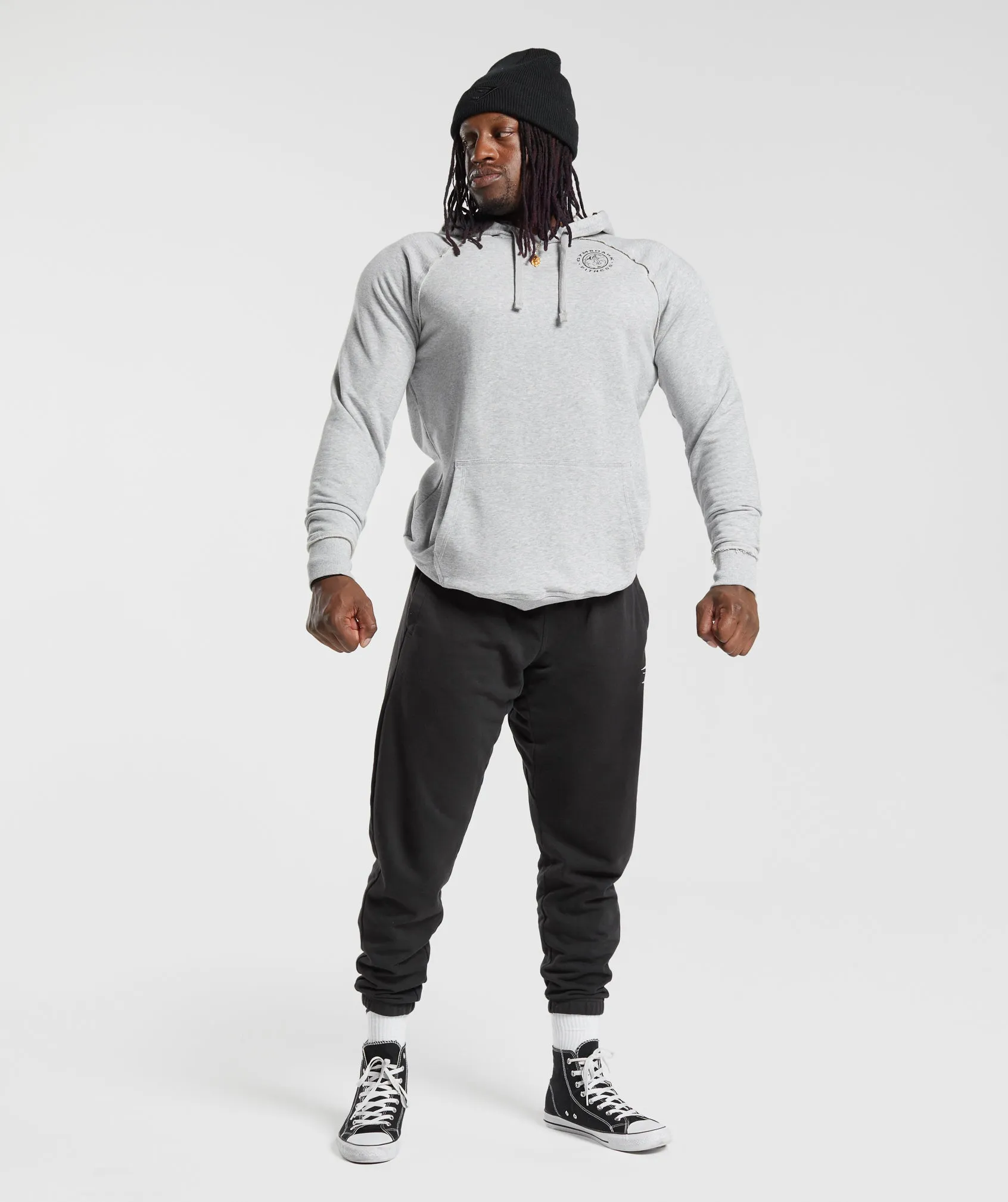 Gymshark Legacy Hoodie - Light Grey Marl sold by Gymshark product image thumbnail 4