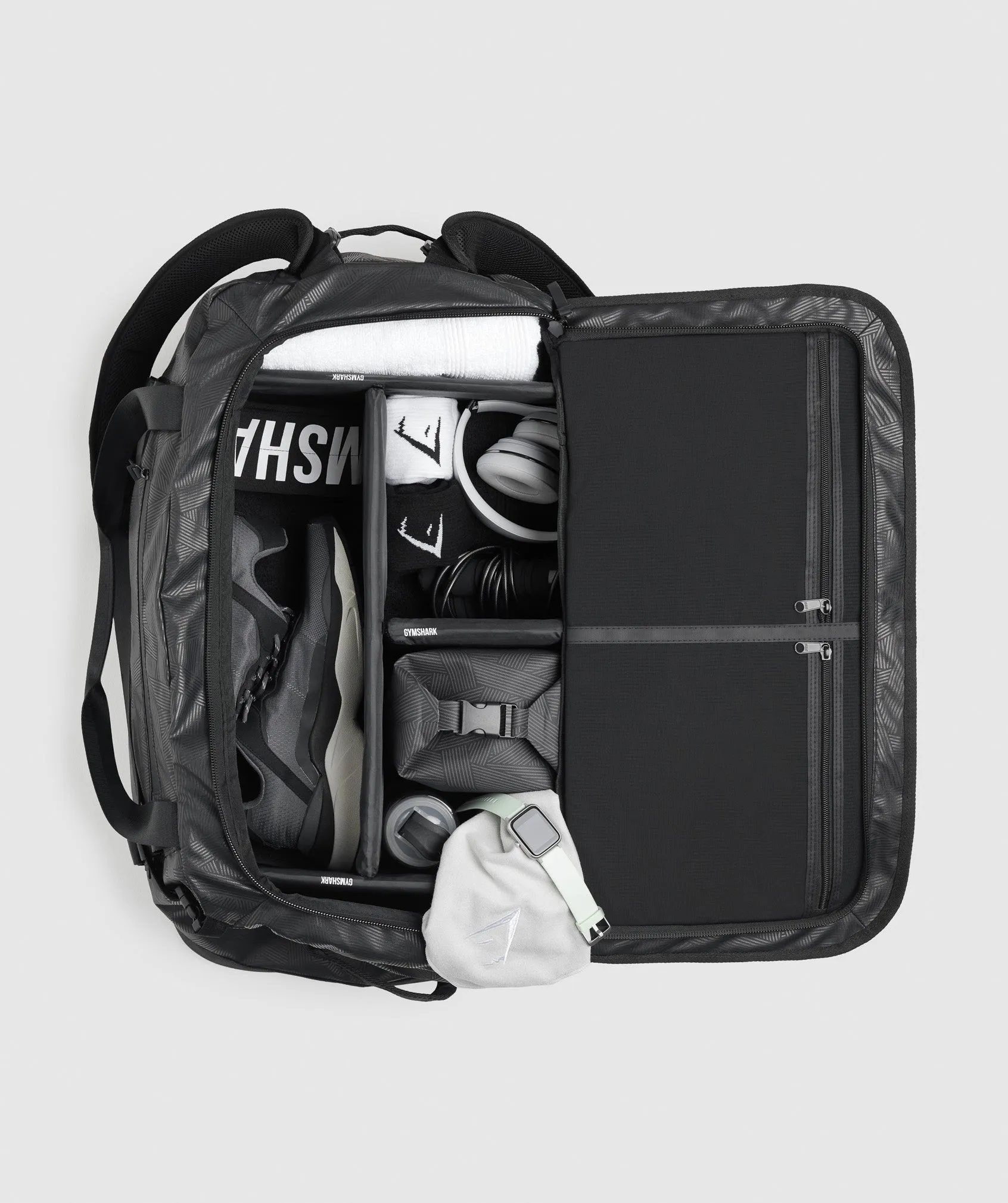 Gymshark X-Series Duffle Bag - Black Print sold by Gymshark product image thumbnail 2