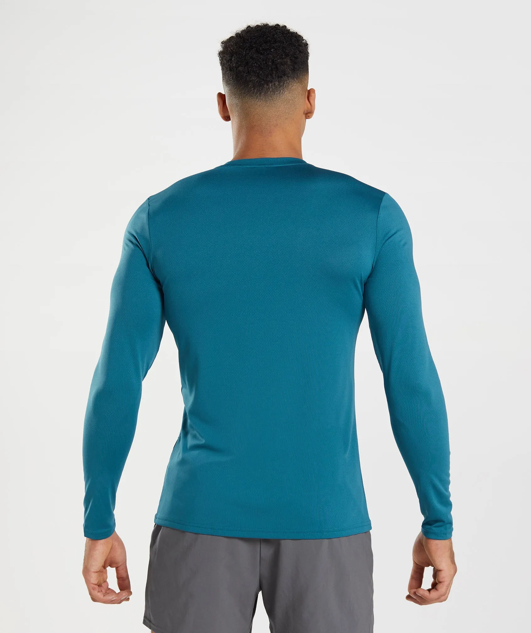 Gymshark Arrival Long Sleeve T-Shirt - Atlantic Blue sold by Gymshark product image thumbnail 2