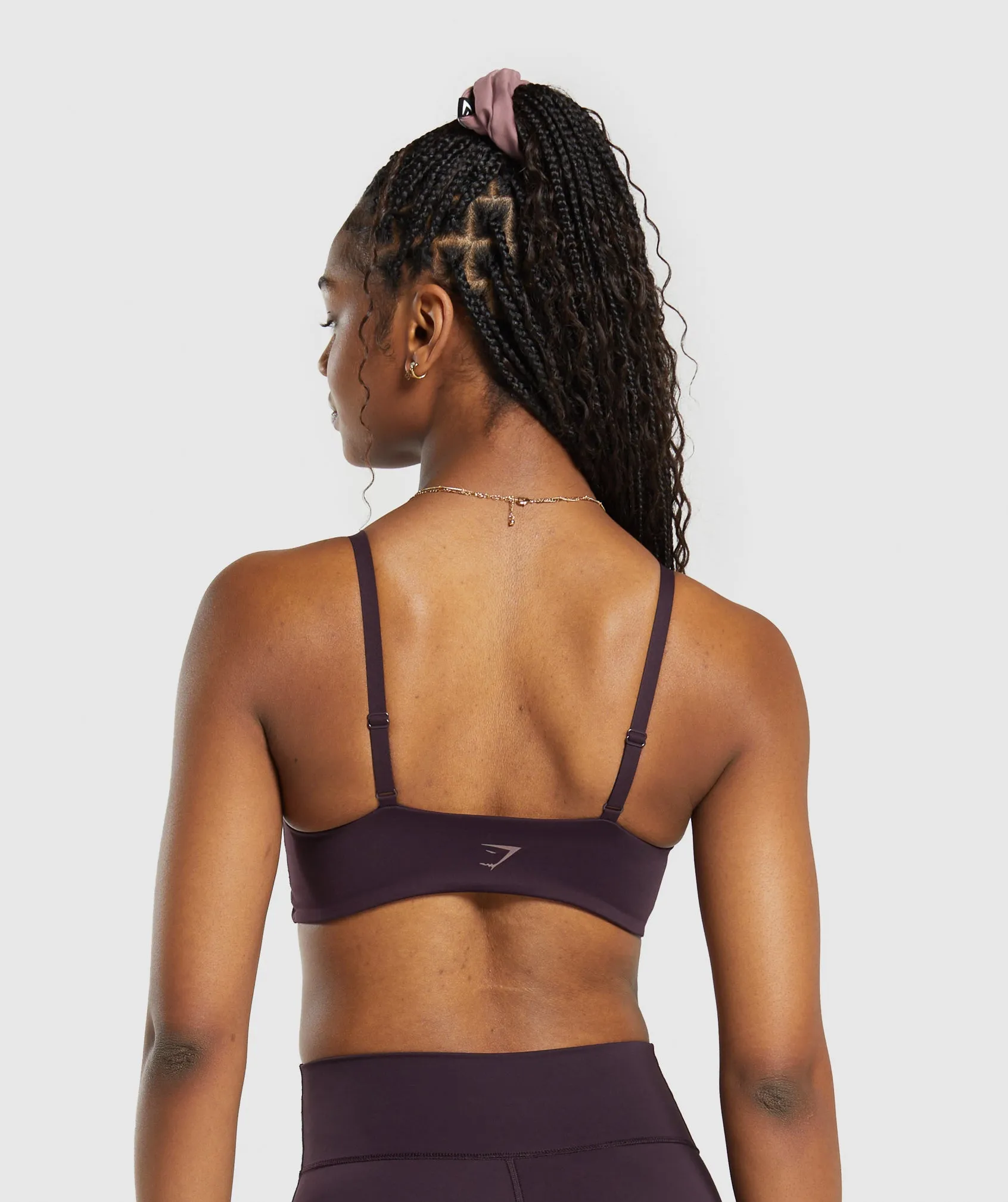 Gymshark Elevate Twist Front Bralette - Plum Brown sold by Gymshark product image thumbnail 2