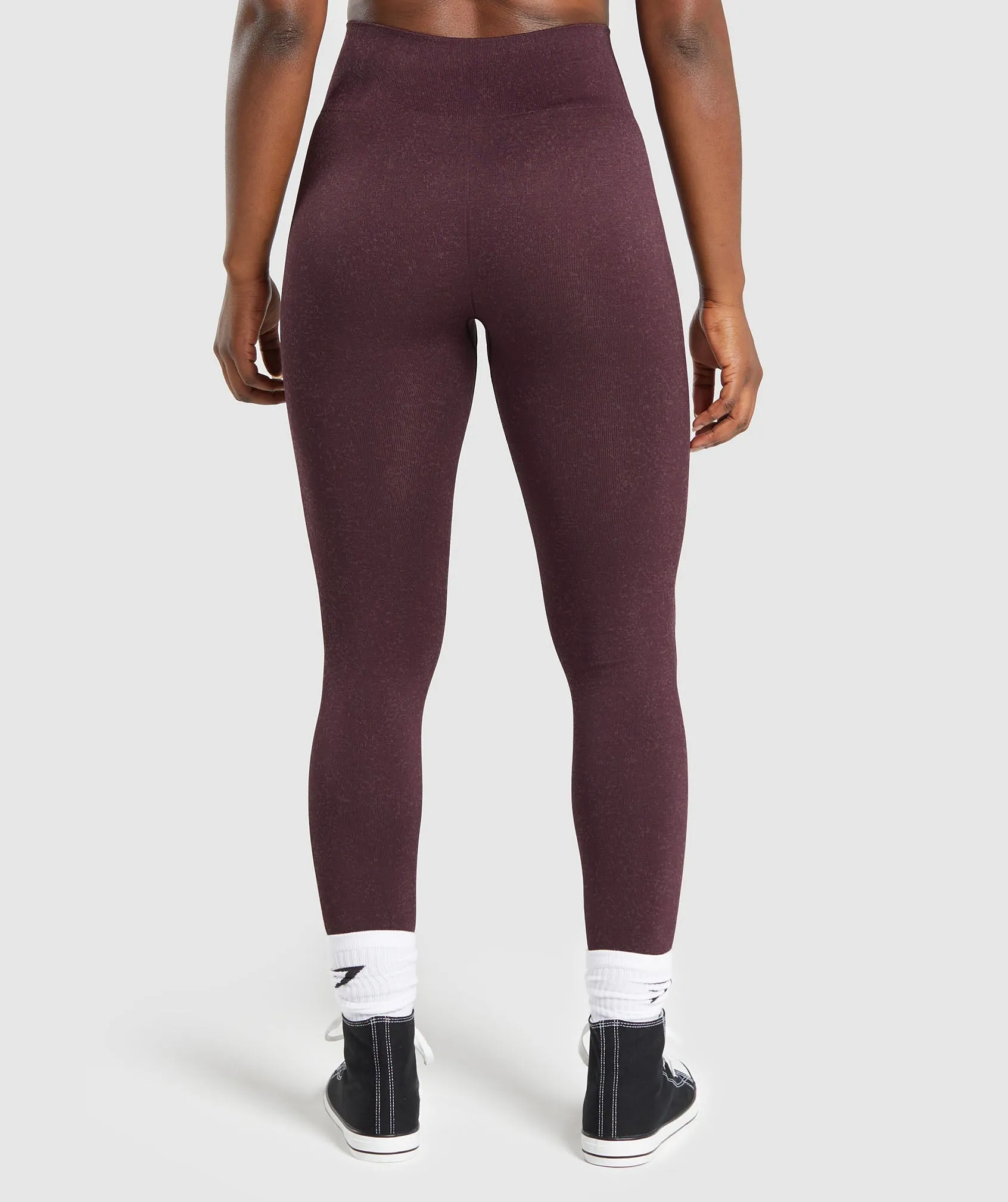 Gymshark Adapt Fleck Seamless Leggings - Depth Purple/ Steel Purple sold by Gymshark product image thumbnail 2