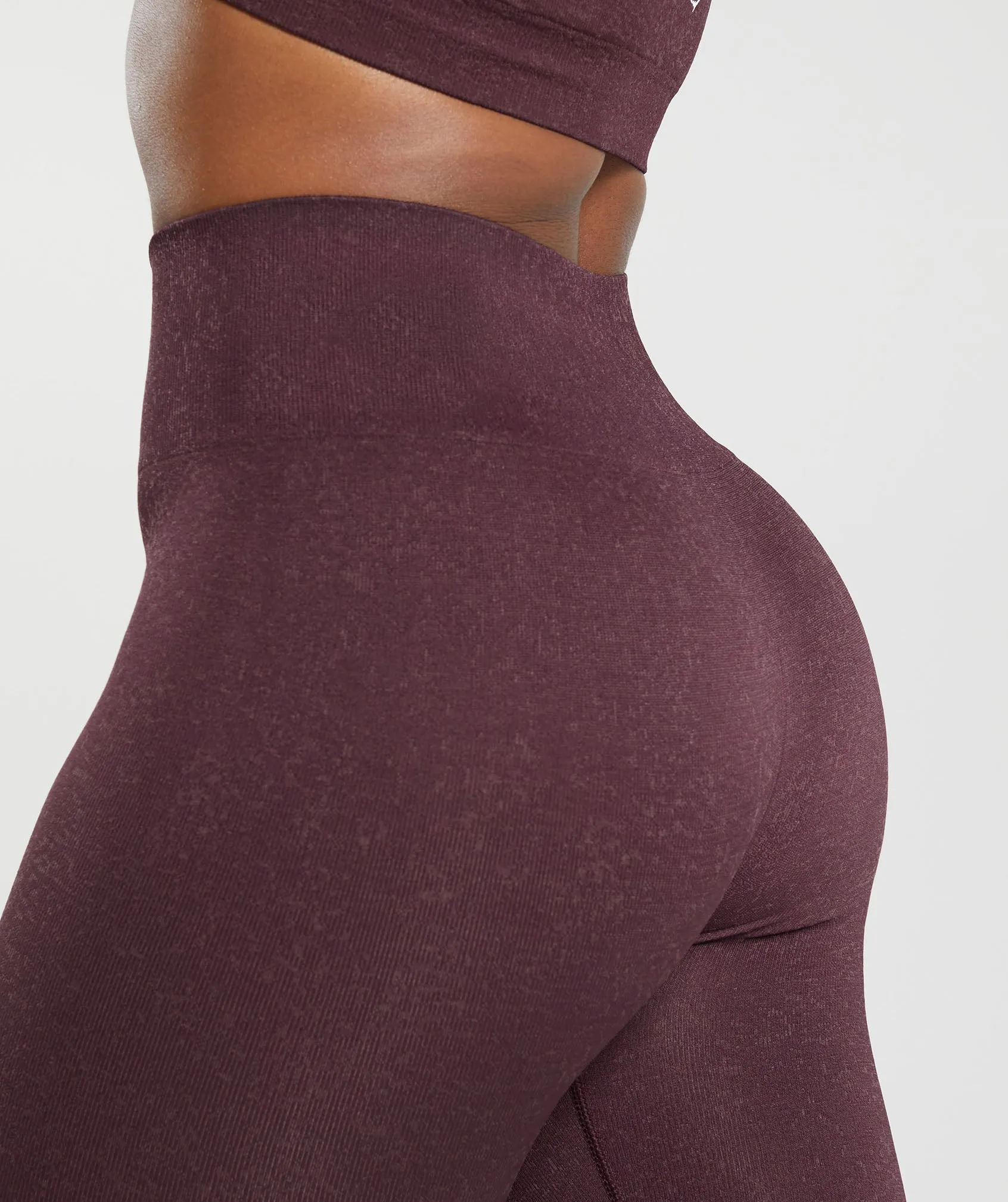 Gymshark Adapt Fleck Seamless Leggings - Depth Purple/ Steel Purple sold by Gymshark product image thumbnail 5