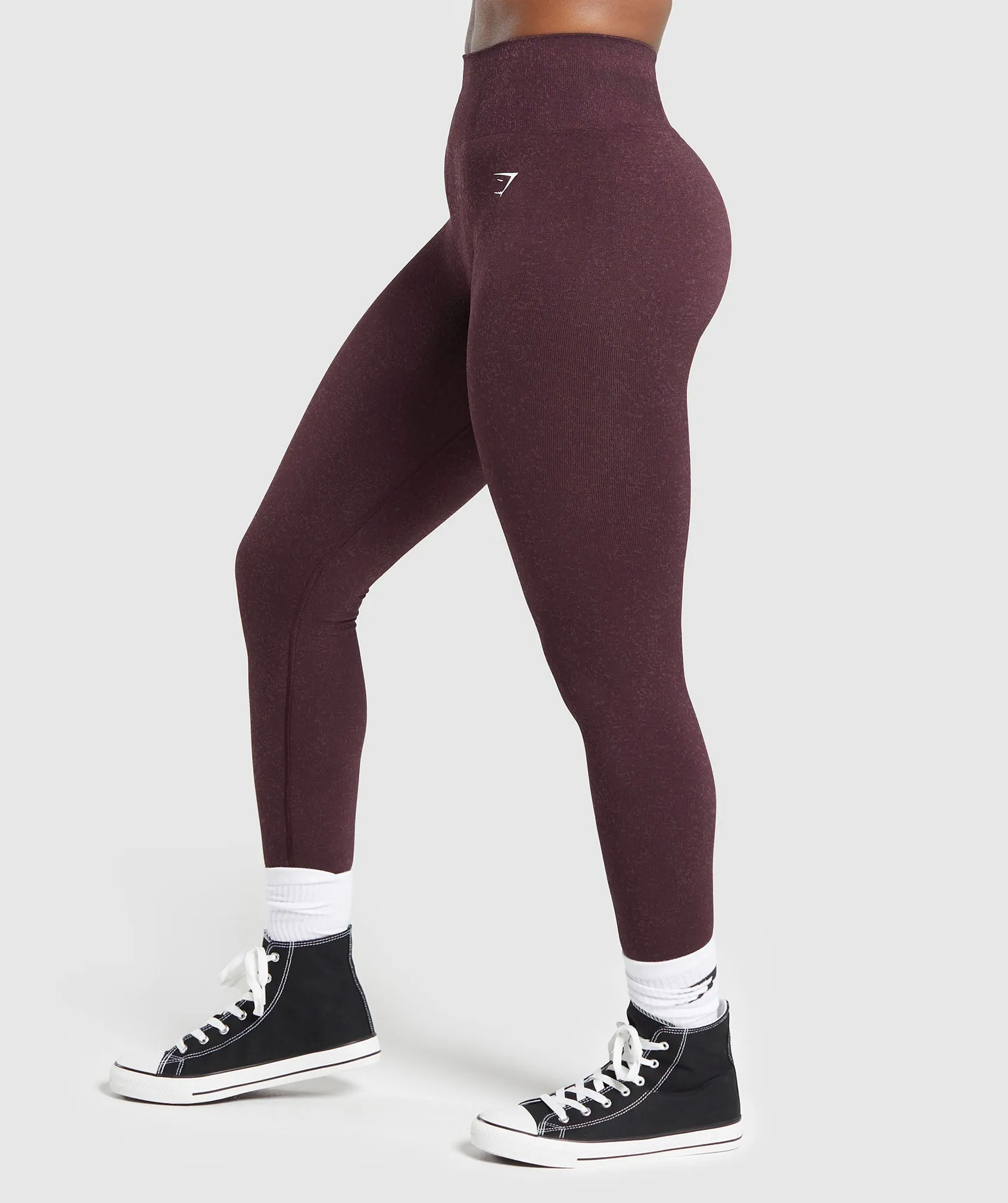 Gymshark Adapt Fleck Seamless Leggings - Depth Purple/ Steel Purple sold by Gymshark product image thumbnail 3