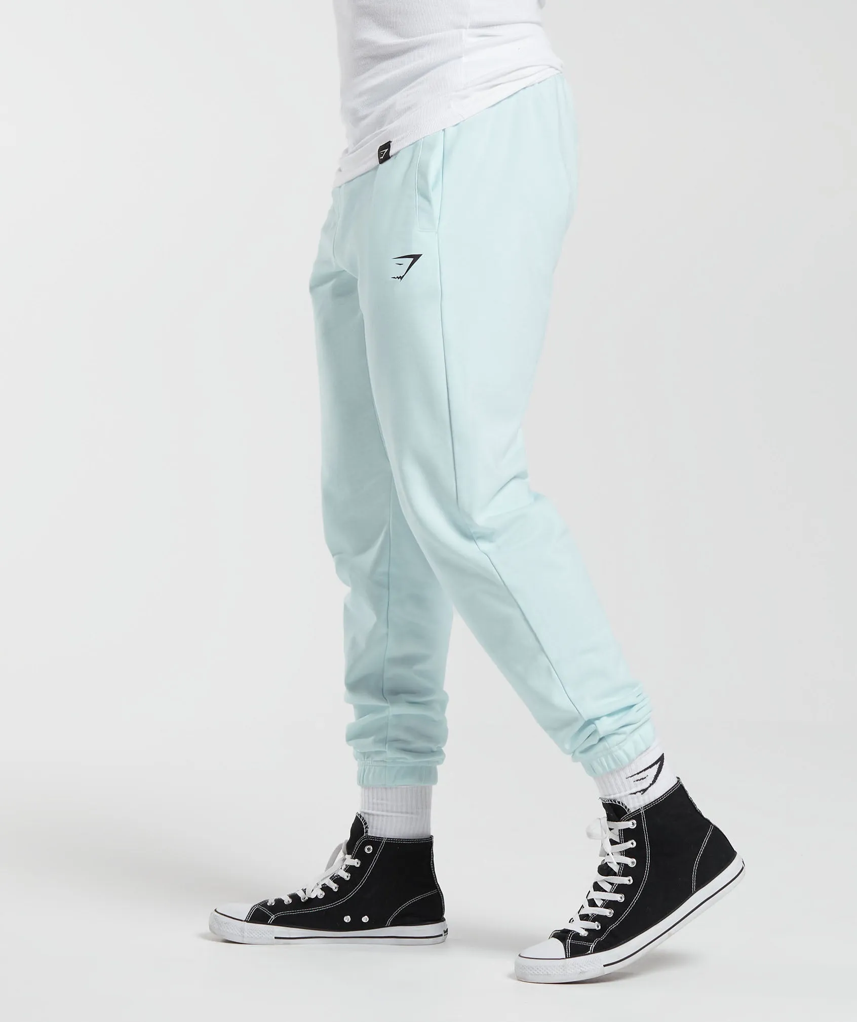 Gymshark Essential Oversized Joggers - Icy Blue sold by Gymshark product image thumbnail 3