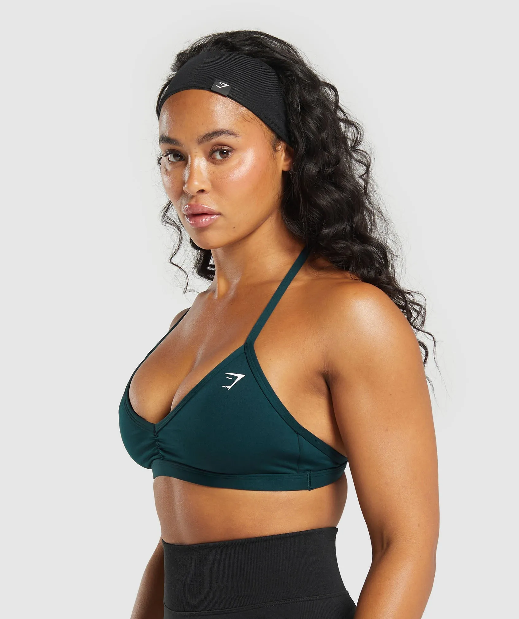 Gymshark Minimal Sports Bra - Strong Teal sold by Gymshark product image thumbnail 3