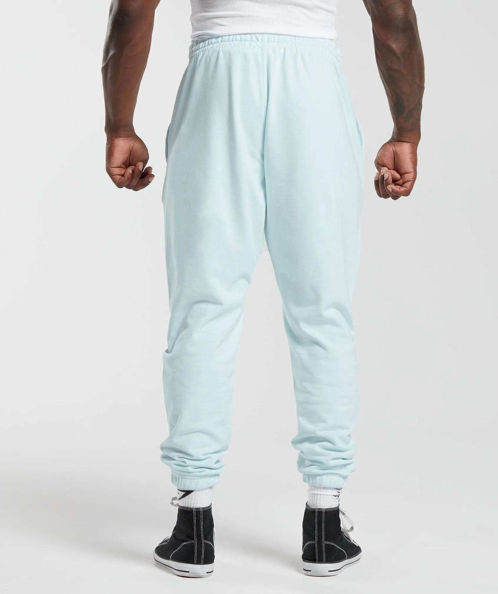 Gymshark Essential Oversized Joggers - Icy Blue sold by Gymshark product image thumbnail 2