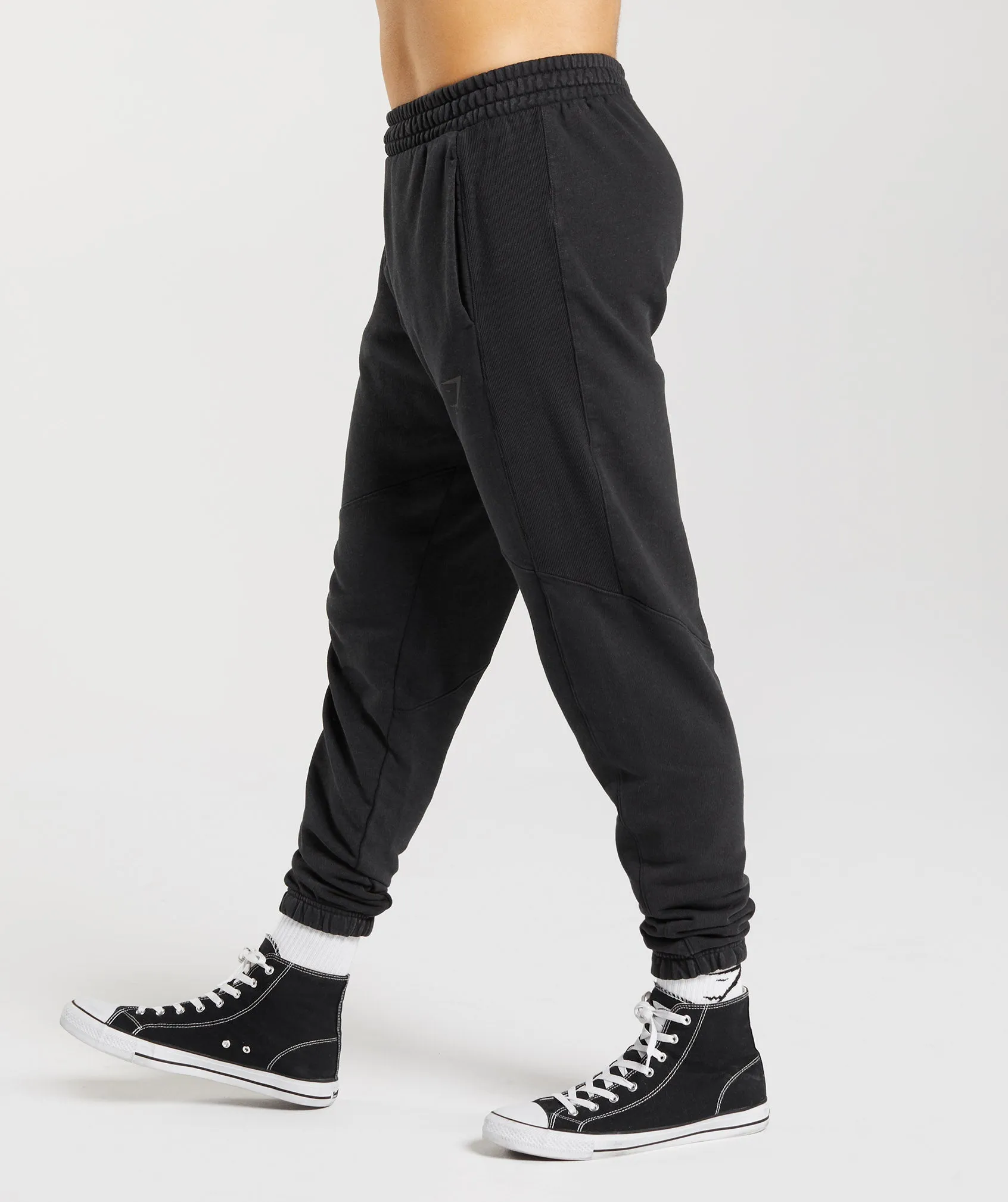 Gymshark Power Washed Joggers - Black sold by Gymshark product image thumbnail 3