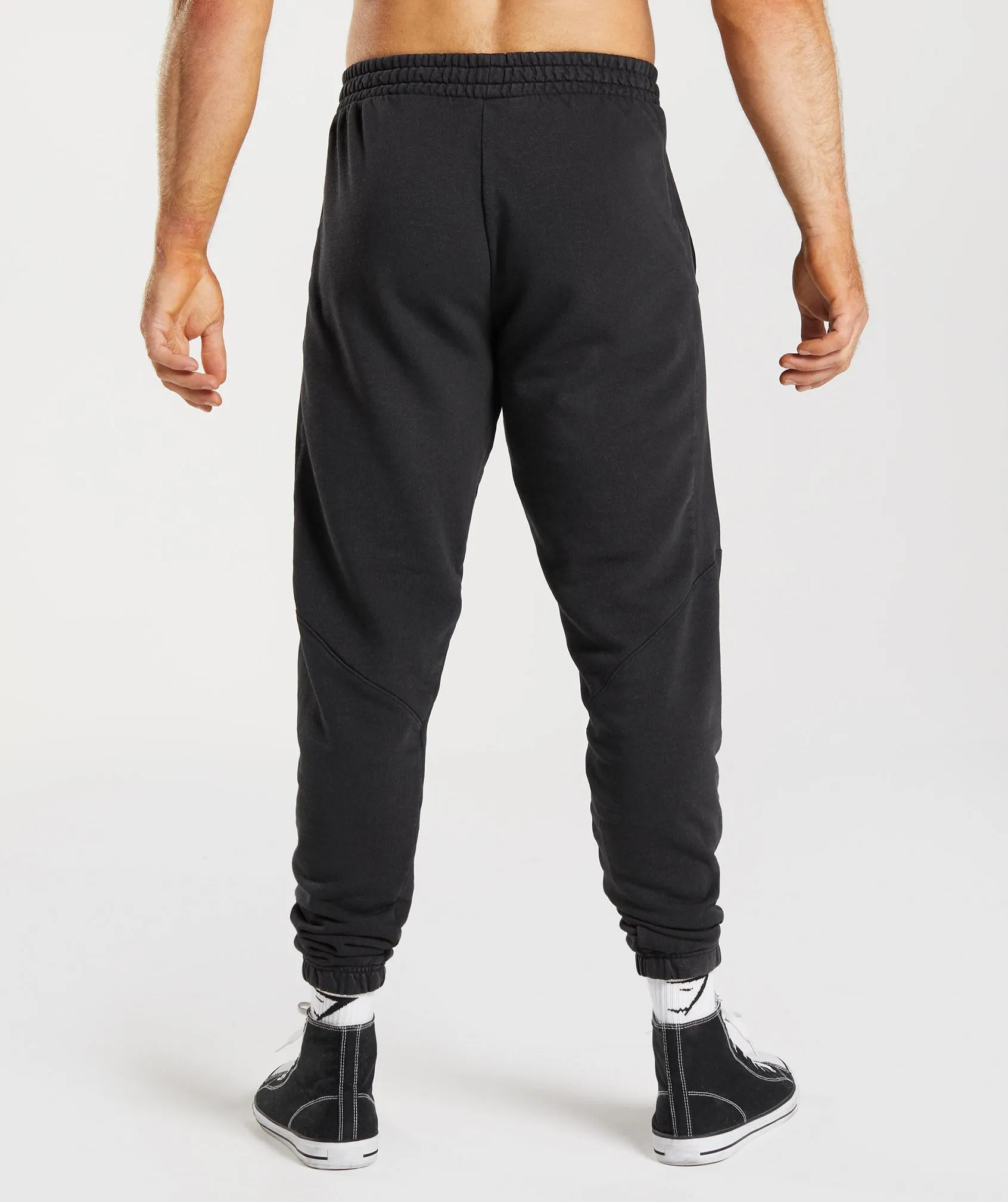 Gymshark Power Washed Joggers - Black sold by Gymshark product image thumbnail 2