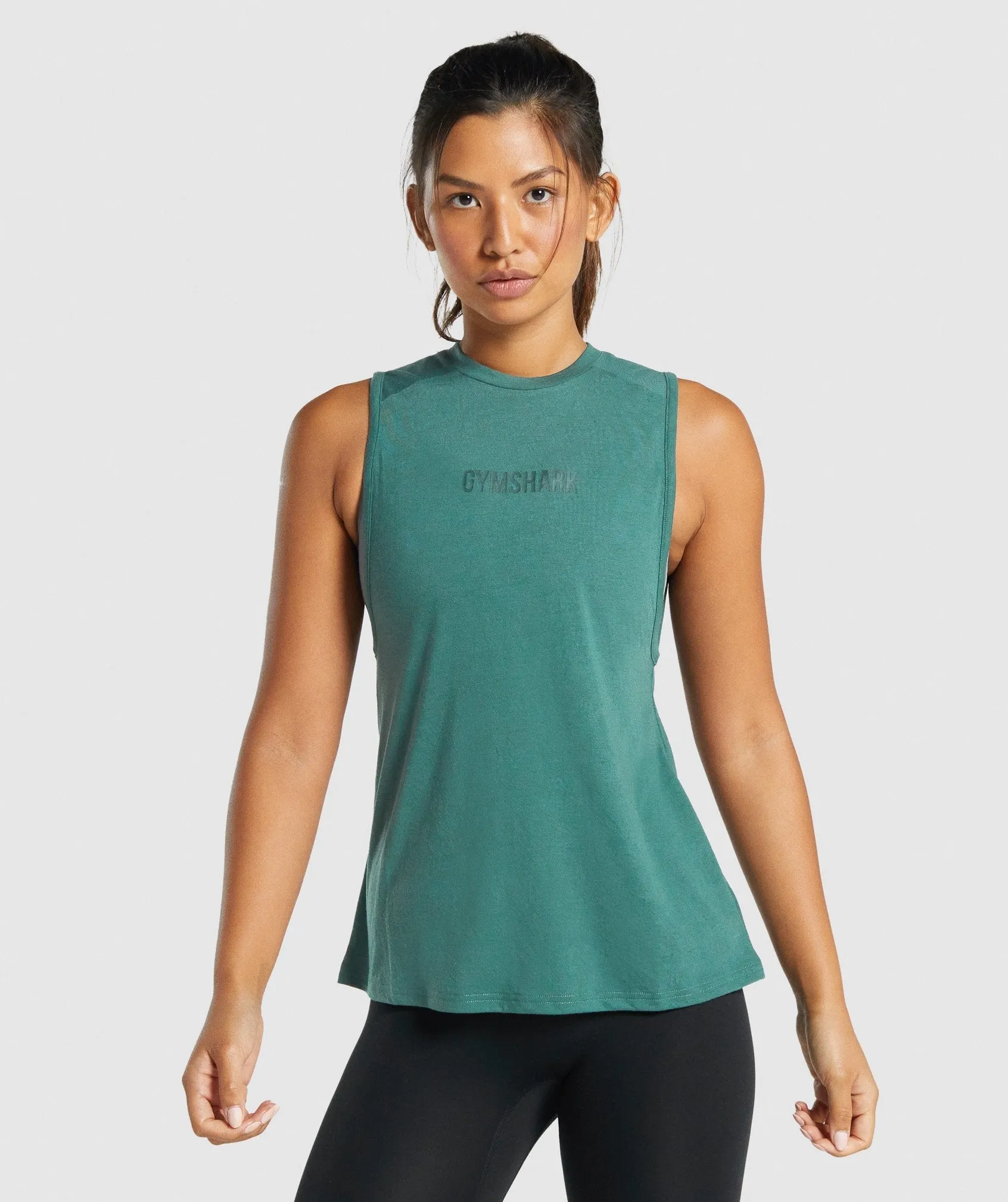 Gymshark Camo Graphic Tank - Dark Green sold by Gymshark