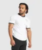 Gymshark Legacy Ringer T-Shirt - White/Black sold by Gymshark