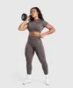 Gymshark Adapt Monogram Seamless Leggings - Greyed Purple/Brushed Grey sold by Gymshark