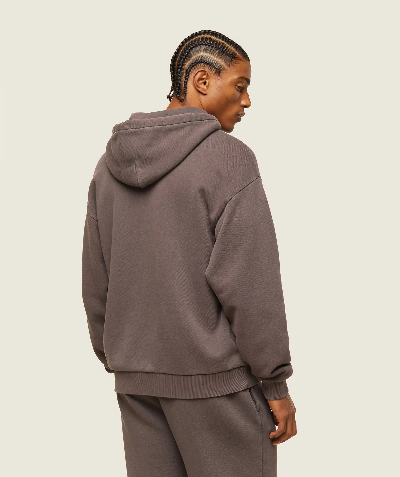 Gymshark everywear Relaxed Zip Hoodie - Archive Brown sold by Gymshark product image thumbnail 3