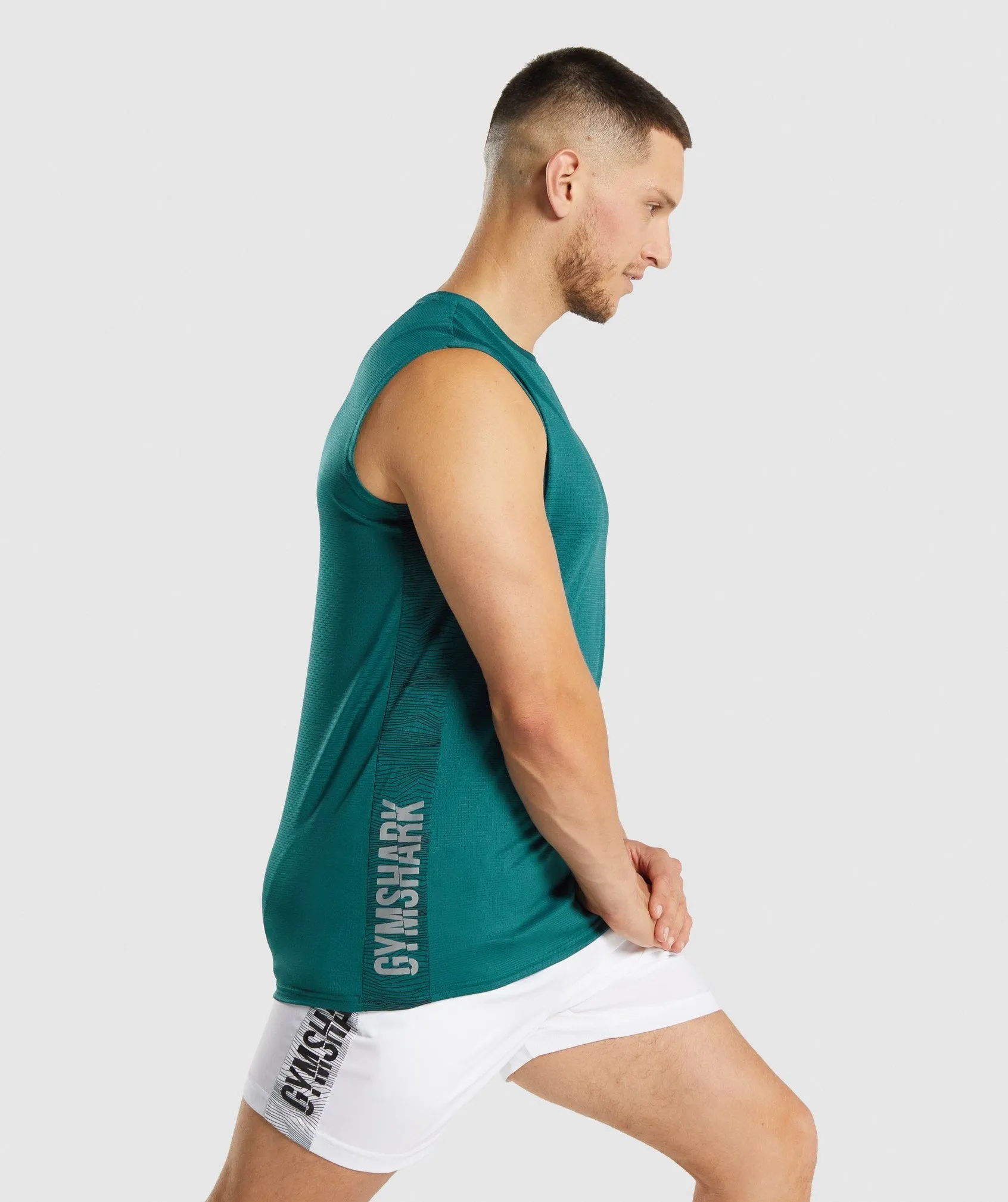Gymshark Sport Tank - Teal sold by Gymshark product image thumbnail 3