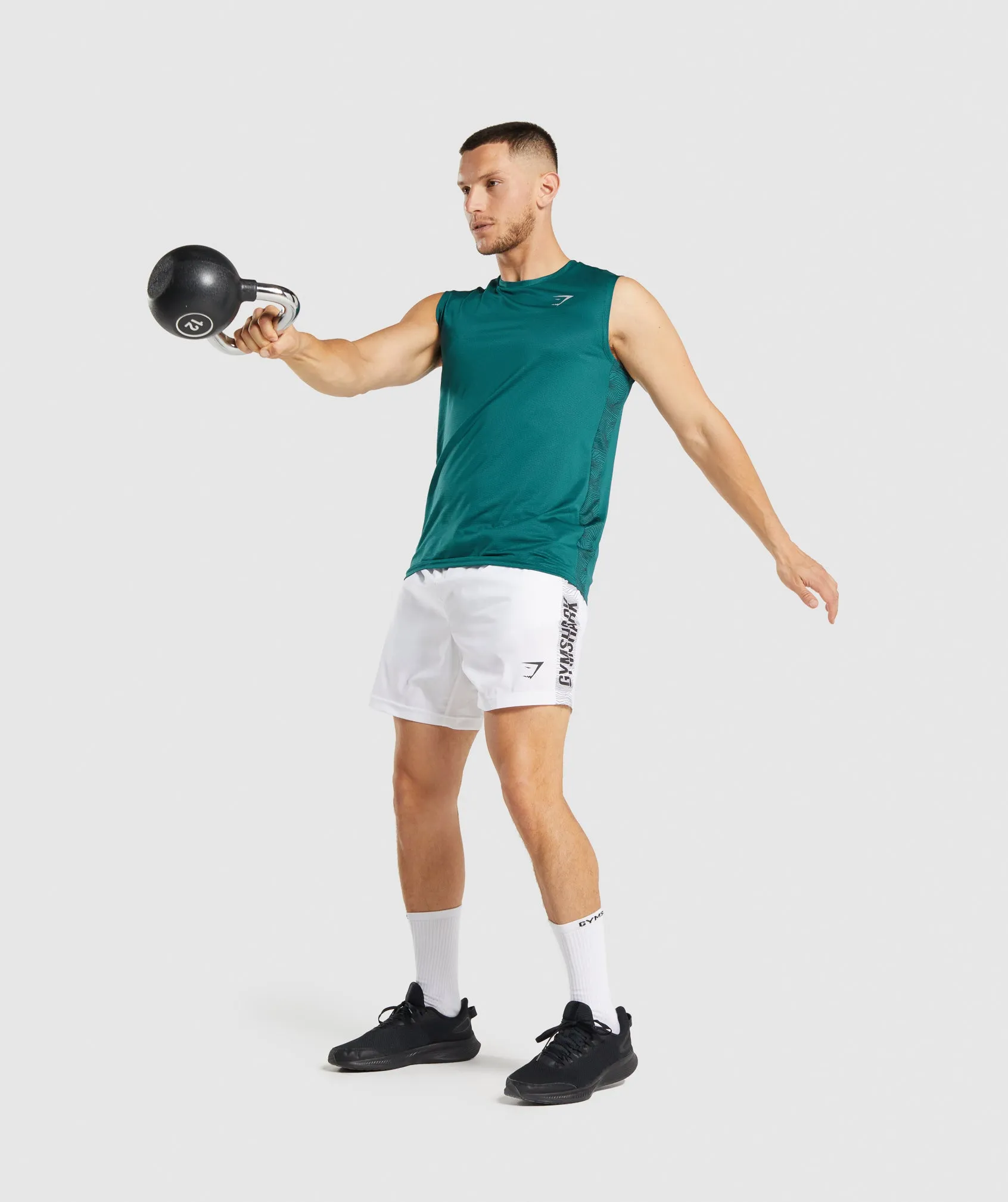 Gymshark Sport Tank - Teal sold by Gymshark product image thumbnail 4