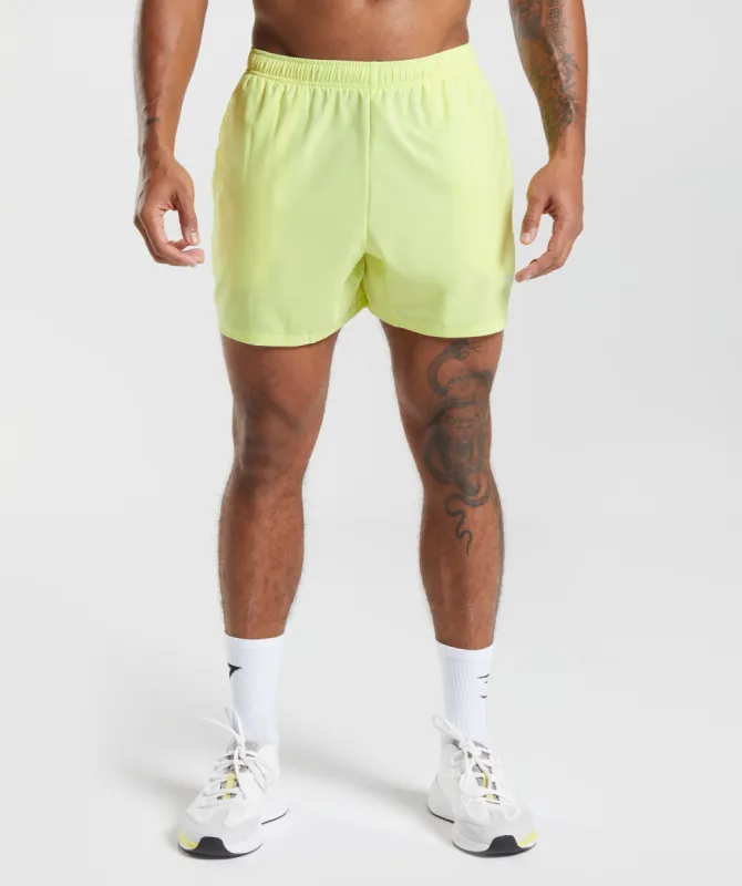Gymshark Arrival 5" Shorts - Firefly Green sold by Gymshark