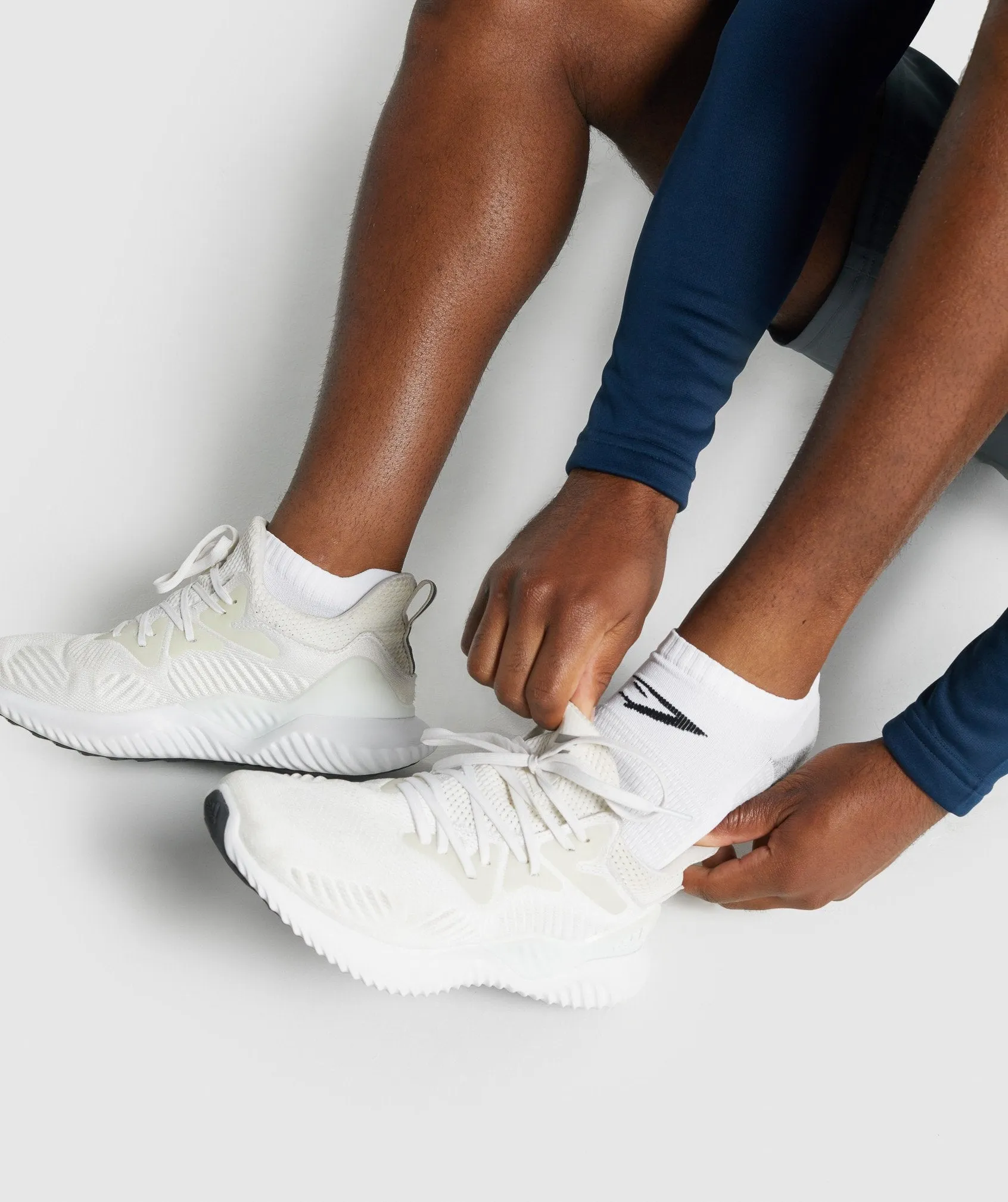 Gymshark Ankle Performance Socks - White sold by Gymshark product image thumbnail 4