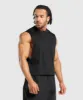 Gymshark Premium Lifting Boxy Cut Off Tank - Black sold by Gymshark