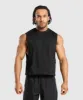 Gymshark Premium Lifting Boxy Cut Off Tank - Black sold by Gymshark