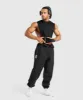 Gymshark Premium Lifting Boxy Cut Off Tank - Black sold by Gymshark