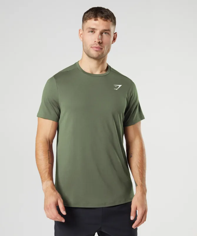 Gymshark Arrival T-Shirt - Core Olive sold by Gymshark