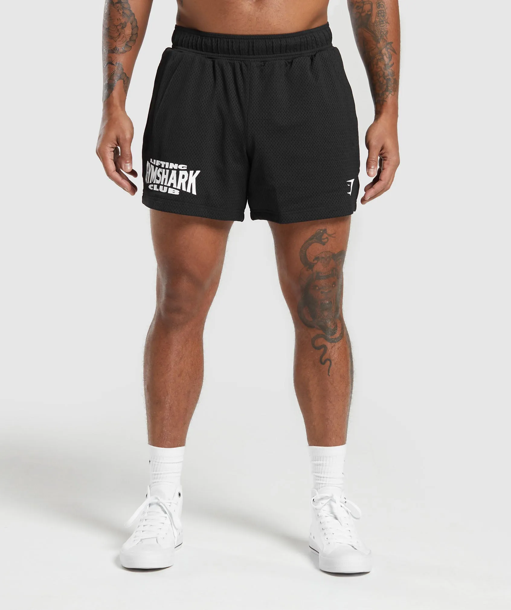 Gymshark Lifting Club Mesh 5" Shorts - Black sold by Gymshark product image thumbnail 2
