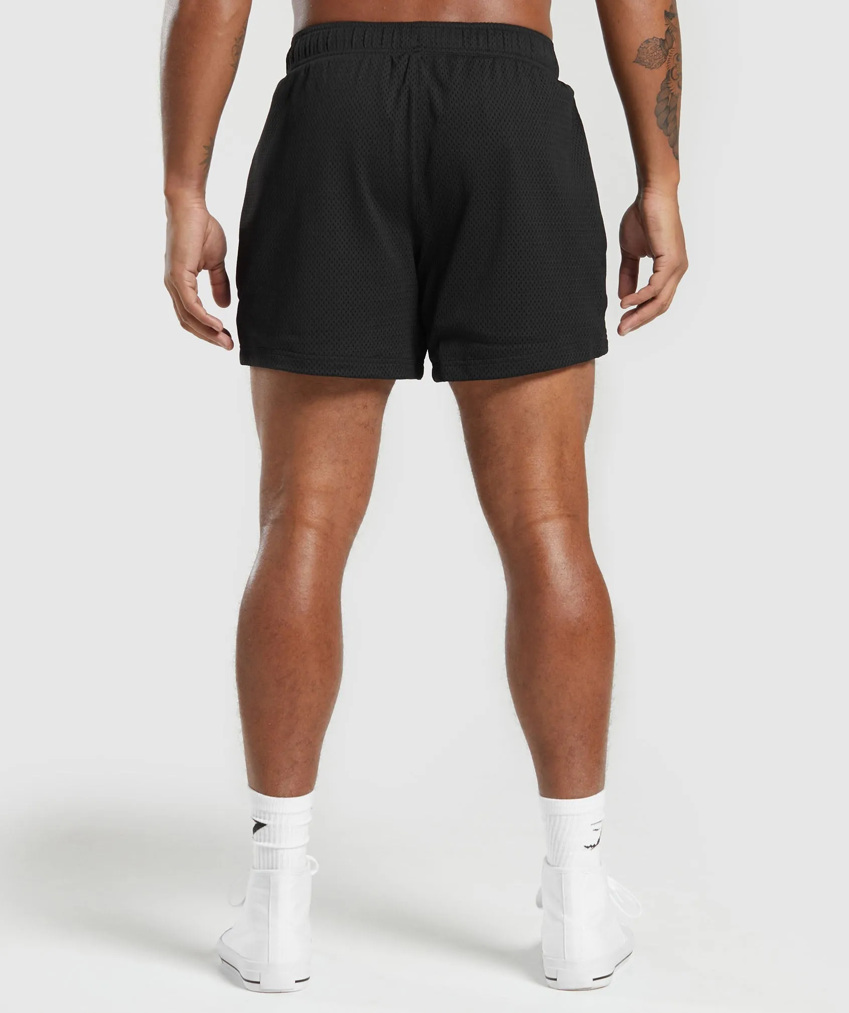 Gymshark Lifting Club Mesh 5" Shorts - Black sold by Gymshark product image thumbnail 3
