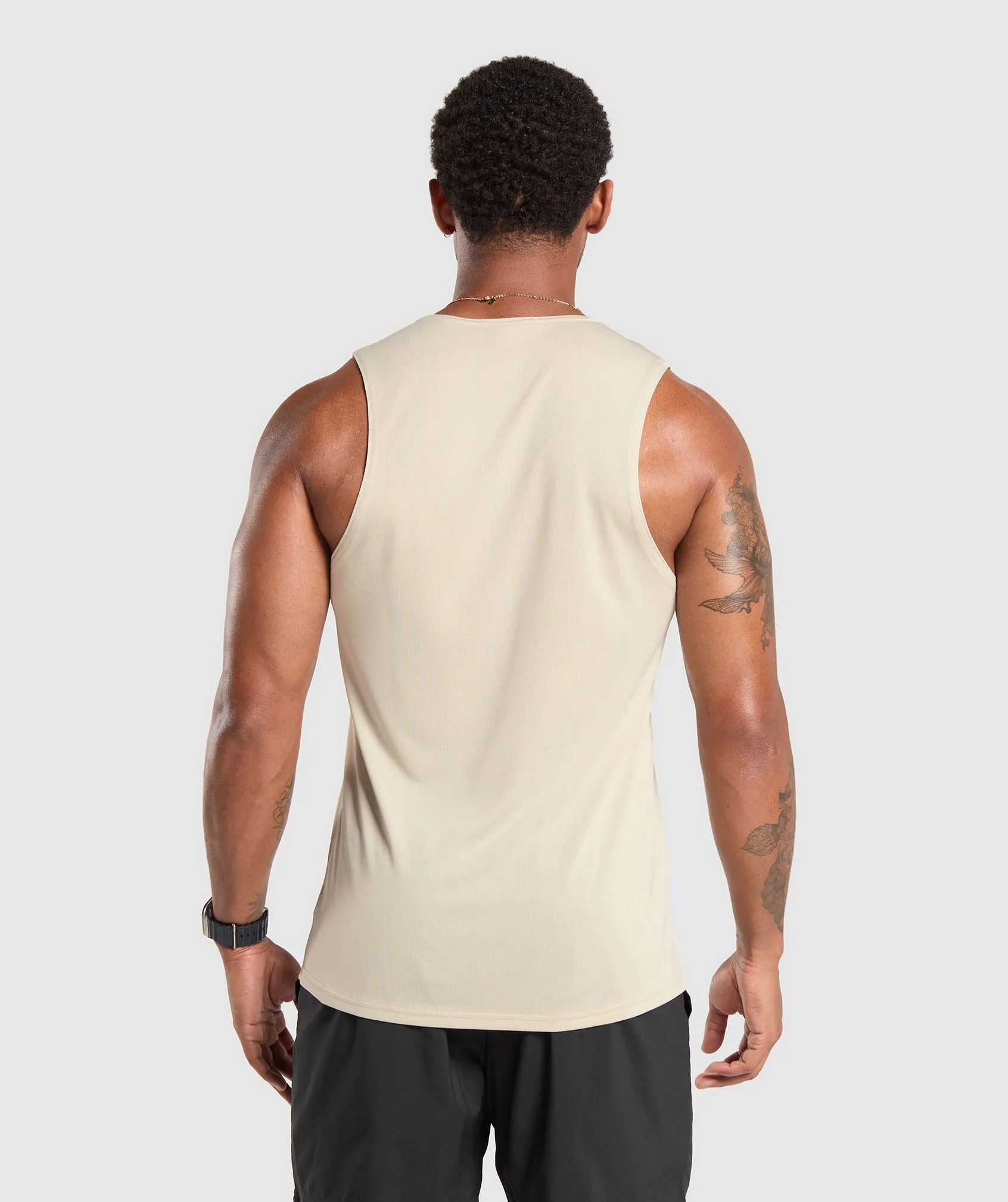 Gymshark Arrival Tank - Pebble Grey sold by Gymshark product image thumbnail 2