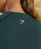 Gymshark Vital Seamless 2.0 Light T-Shirt - Woodland Green Marl sold by Gymshark