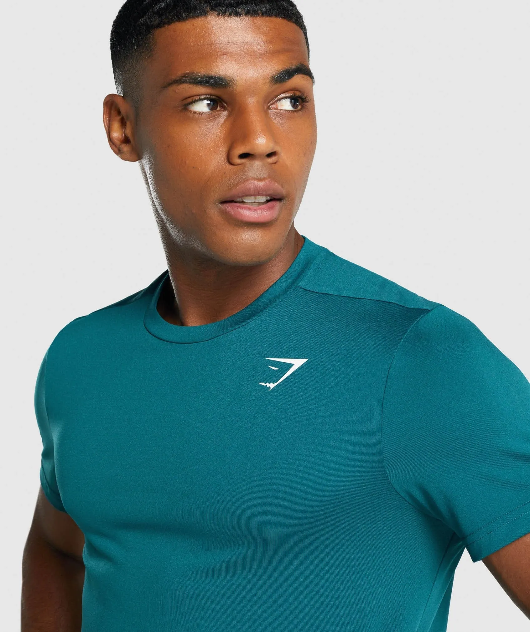 Gymshark Arrival Regular Fit T-Shirt - Teal sold by Gymshark product image thumbnail 5