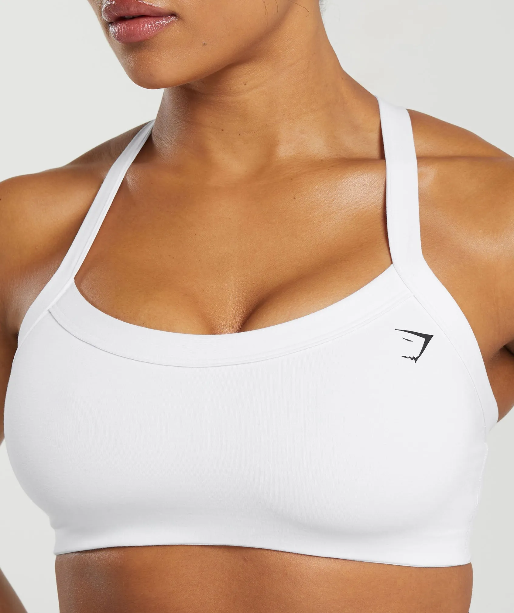 Gymshark Cotton Lifting Sports Bra - White sold by Gymshark product image thumbnail 5
