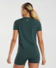 Gymshark Vital Seamless 2.0 Light T-Shirt - Woodland Green Marl sold by Gymshark