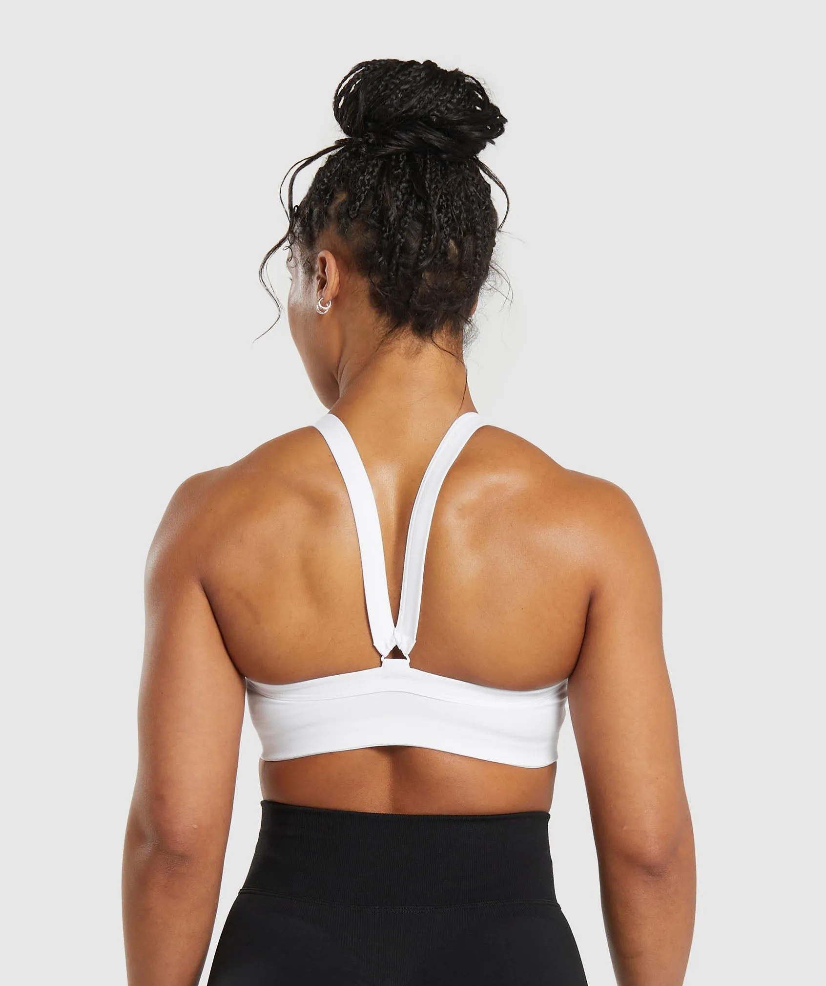 Gymshark Cotton Lifting Sports Bra - White sold by Gymshark product image thumbnail 2