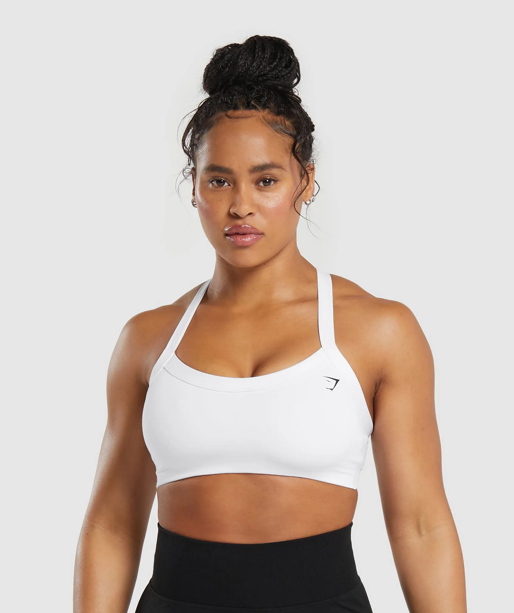 Gymshark Cotton Lifting Sports Bra - White sold by Gymshark