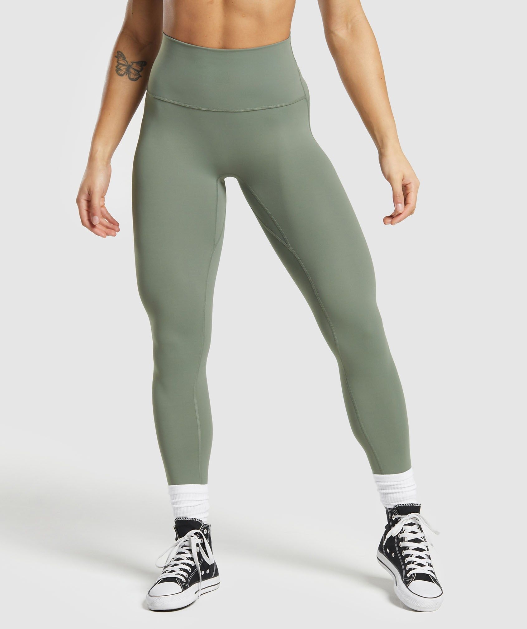 Gymshark Legacy Leggings - Unit Green sold by Gymshark