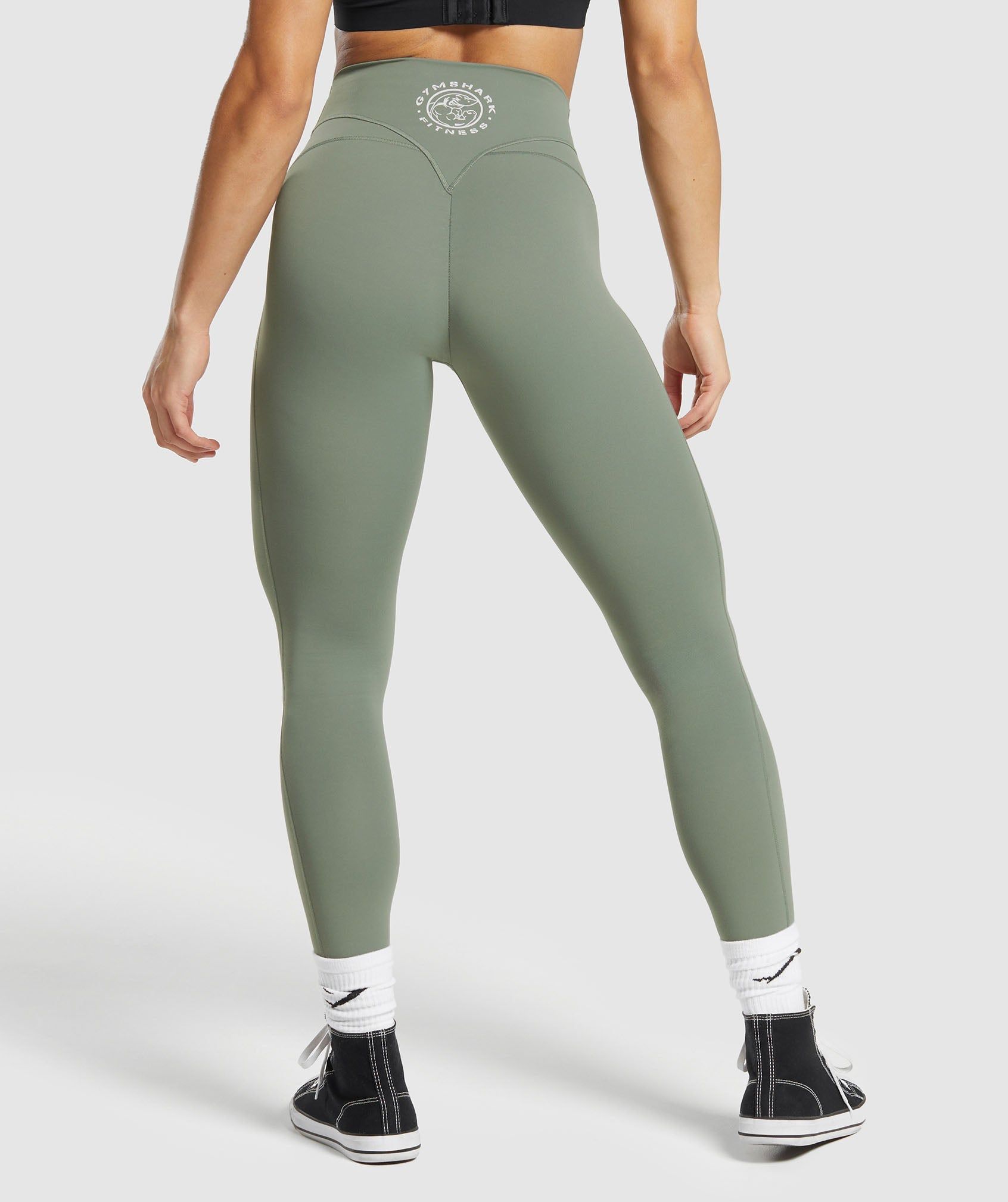Gymshark Legacy Leggings - Unit Green sold by Gymshark product image thumbnail 2